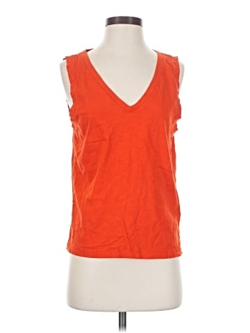 Madewell Slub Relaxed V-Neck Tank (view 1)
