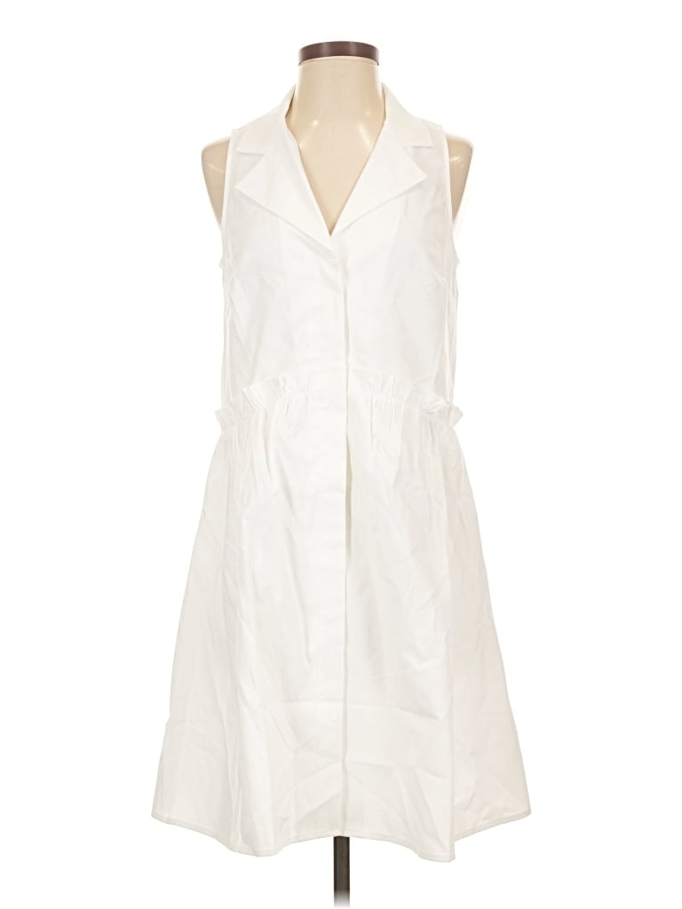 Pre-owned Tuckernuck Casual Dress In White