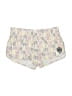 Roxy Girl 100% Polyester Print Ivory Shorts Size 5 - photo 1