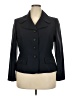 Le Suit 100% Polyester Black Blazer Size 18 - photo 1