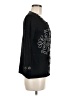 Michael Simon Black 3/4 Sleeve Silk Top Size M - photo 4