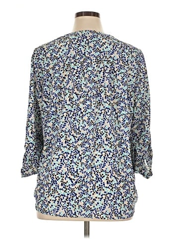 AK Anne Klein 3/4 Sleeve Blouse (view 2)