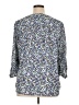 AK Anne Klein 100% Polyester Print Blue 3/4 Sleeve Blouse Size XL (petite) - photo 2