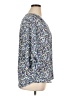 AK Anne Klein 100% Polyester Print Blue 3/4 Sleeve Blouse Size XL (petite) - photo 4