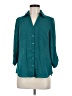 Iz Byer 100% Polyester Teal 3/4 Sleeve Blouse Size 6 - photo 1