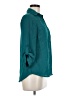 Iz Byer 100% Polyester Teal 3/4 Sleeve Blouse Size 6 - photo 4
