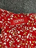 Esprit Print Red Cocktail Dress Size XS (estimated) - photo 7