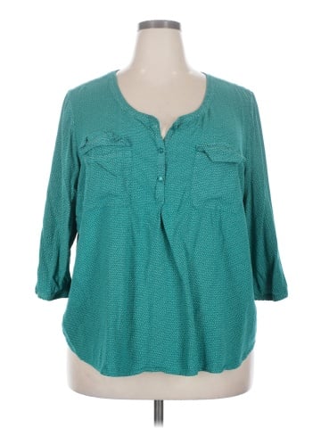 St. John's Bay 3/4 Sleeve Blouse (view 1)