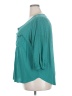 St. John's Bay 100% Rayon Teal 3/4 Sleeve Blouse Size 2X - photo 5