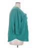 St. John's Bay 100% Rayon Teal 3/4 Sleeve Blouse Size 2X - photo 4