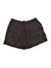 H&M 100% Linen Solid Brown Athletic Shorts Size XS - photo 1