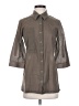 Only Gray 3/4 Sleeve Button-Down Shirt Size XS - photo 1