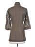Only Gray 3/4 Sleeve Button-Down Shirt Size XS - photo 2