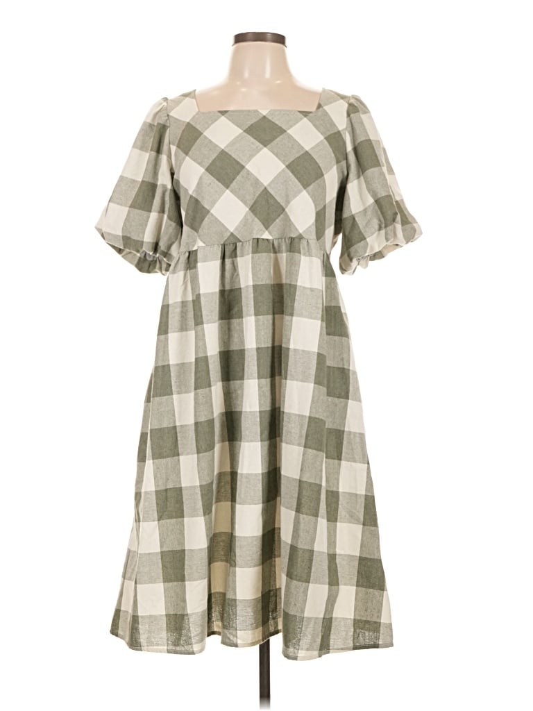 Pre-owned Polagram Casual Dress In Green