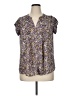 Monday Fun 100% Polyester Purple Short Sleeve Blouse Size XL - photo 1