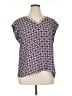 DR2 100% Polyester Purple Short Sleeve Blouse Size XL - photo 1