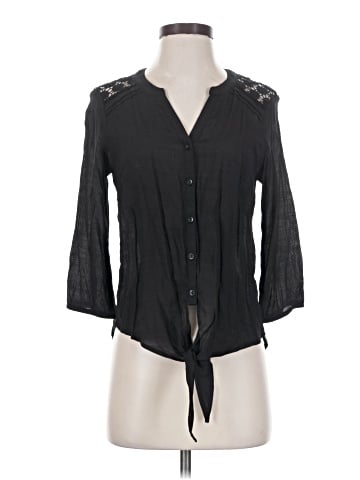 Timing 3/4 Sleeve Blouse (view 1)