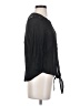 Timing Black 3/4 Sleeve Blouse Size S - photo 4