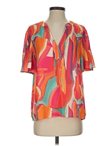 Flying Tomato Short Sleeve Blouse (view 1)