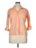 Lands' End 100% Baumwolle Orange Long Sleeve Polo Size 14 (petite) - photo 1