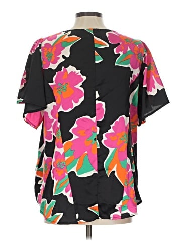 Umgee Short Sleeve Blouse (view 2)