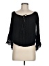 Takara Black 3/4 Sleeve Blouse Size M - photo 1
