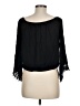 Takara Black 3/4 Sleeve Blouse Size M - photo 2