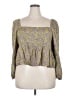 ABound 100% Rayon Yellow 3/4 Sleeve Blouse Size 3X - photo 1