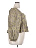 ABound 100% Rayon Yellow 3/4 Sleeve Blouse Size 3X - photo 4