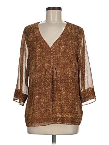 Coldwater Creek 3/4 Sleeve Blouse (view 1)