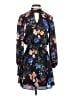 Parker 100% Polyester Floral Black Casual Dress Size S - photo 1