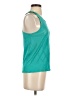 Asics 100% Polyester Teal Active Tank Size S - photo 4