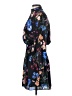 Parker 100% Polyester Floral Black Casual Dress Size S - photo 5