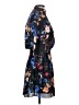 Parker 100% Polyester Floral Black Casual Dress Size S - photo 4
