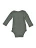 Gerber 100% Cotton Green Long Sleeve Onesie Size 3-6 mo - photo 2