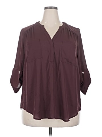 Torrid 3/4 Sleeve Blouse (view 1)
