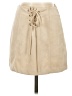 Newbury Kustom Solid Tan Casual Skirt Size S - photo 1