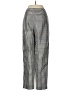 Sunny Leigh 100% Polyester Houndstooth Silver Casual Pants Size 8 - photo 2