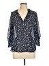 Mimi Chica 100% Polyester Blue 3/4 Sleeve Blouse Size L - photo 1