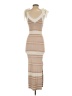 Mable Stripes Tan Casual Dress Size S - photo 2