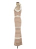 Mable Stripes Tan Casual Dress Size S - photo 5