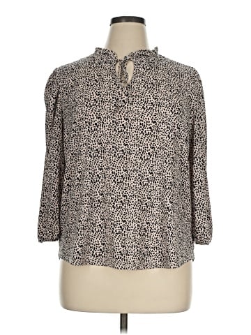 Adrianna Papell 3/4 Sleeve Blouse (view 1)