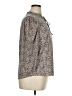 Adrianna Papell Animal Print Ivory 3/4 Sleeve Blouse Size XL - photo 4