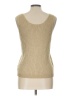 Tesori Tan Sleeveless Top Size L - photo 2