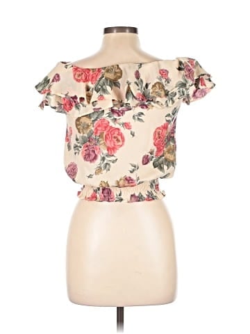 Wet Seal Short Sleeve Blouse (view 2)