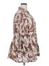 Cato 100% Rayon Paisley Brown 3/4 Sleeve Blouse Size 22 - photo 4