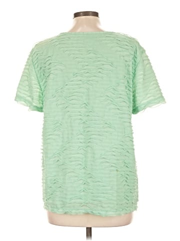 Alfred Dunner Short Sleeve Blouse (view 2)