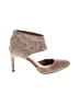 Indulge Animal Print Tan Heels Size 8 1/2 - photo 1