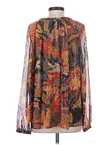 A.L.C. Long Sleeve Silk Top (view 2)