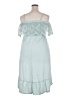 No Boundaries 100% Recycled Polyester Teal Cocktail Dress Size XXL - photo 2